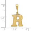 10KY Initial R Pendant
