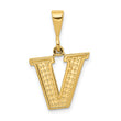 10KY Initial V Pendant