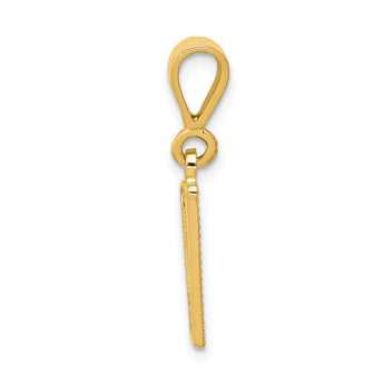 10KY Initial W Pendant - Birthstone Company