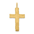 10k Nugget Cross Pendant