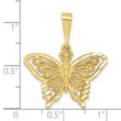 10k Butterfly Charm