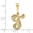 10k Initial T Pendant