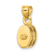 10K Polished 3-D Moveable Pulley Charm