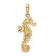 10k Seahorse Pendant