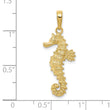 10k Seahorse Pendant