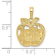 10k New York City Skyline in Apple Pendant