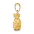 10k 3-D Pineapple Pendant