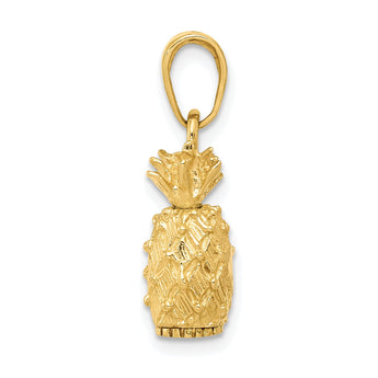 10k 3-D Pineapple Pendant