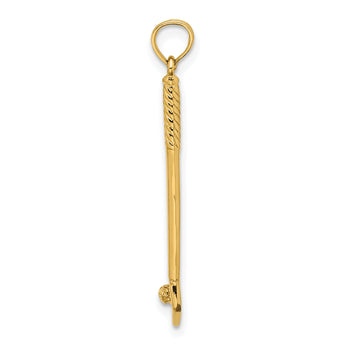 10k 3-D Single Golf Club with Ball Charm