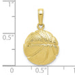 10K Basketball Pendant