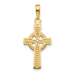 10k Reversible GOD IS LOVE Celtic Cross Pendant