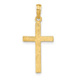 10K Latin Cross Pendant