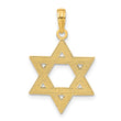 10K Star of David Pendant