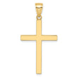 10k Polished Cross Pendant