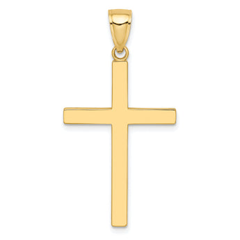 10k Polished Cross Pendant