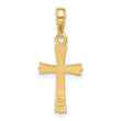 10K Cross Pendant