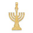 10K Menorah Pendant