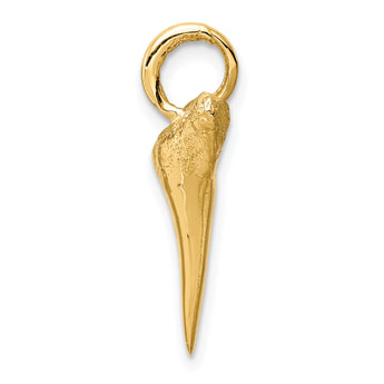 10K Shark Tooth Pendant