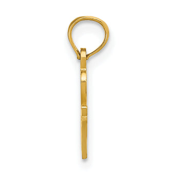 10K Solid Tennessee State Pendant