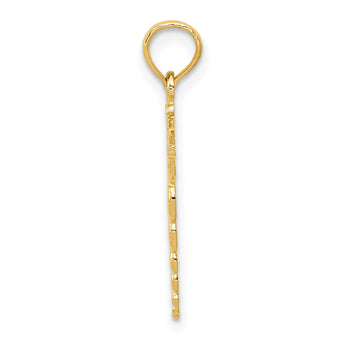 10k Caduceus Pendant