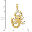 10K Scorpion Pendant