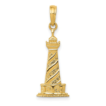 10k Lighthouse Pendant