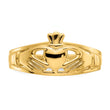 10k Polished Ladies Claddagh Ring