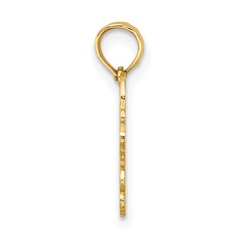 10K 100% CANCER Zodiac Charm