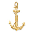 10K 3-D Solid Anchor with Rope Pendant