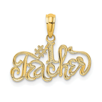 10K #1 TEACHER Charm