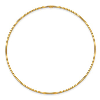 10k 1.5mm Diamond-Cut Slip-on Bangle Bracelet