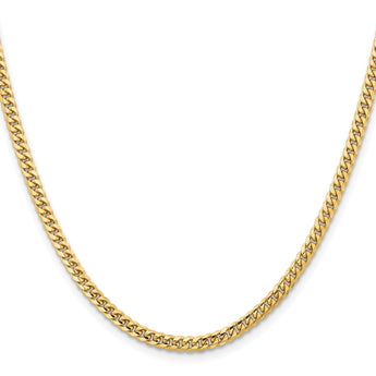 10K 3.5mm Solid Miami Cuban Chain