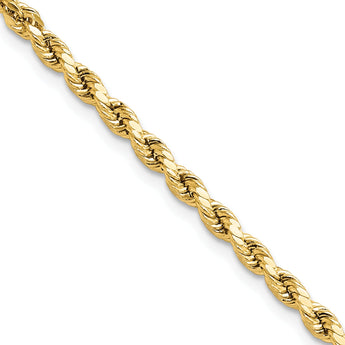 10k 3mm Semi-solid D/C Rope Chain