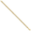 10k Hollow Double Link Charm Bracelet