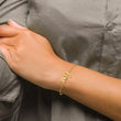 10K Polished LOVE Bracelet - 7