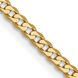 10k 2.2mm Flat Beveled Curb Chain