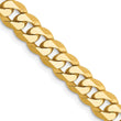 10k 6.25mm Flat Beveled Curb Chain