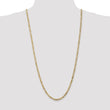 10K 4mm Flat Figaro Chain