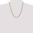 10K 6.25mm Flat Figaro Chain