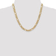 10K 7mm Flat Figaro Chain