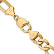 10K 10mm Flat Figaro Chain