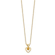 10k Madi K 3mm Citrine Heart Birthstone Necklace