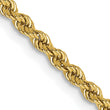 10k 2.25mm Regular Rope Chain