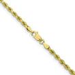 10k 3.25mm Diamond-cut Rope Chain