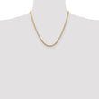10k 3.25mm Diamond-cut Rope Chain