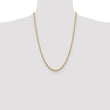 10k 3.25mm Diamond-cut Rope Chain
