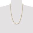 10k 3.25mm Diamond-cut Rope Chain