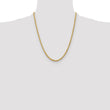 10k 3.75mm Diamond-cut Rope Chain