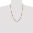 10k 3.75mm Diamond-cut Rope Chain