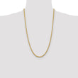 10k 3.75mm Diamond-cut Rope Chain
